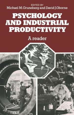 Psychology and Industrial Productivity: A Reader de M.M. Gruneberg