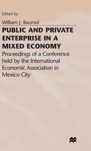 Public and Private Enterprise in a Mixed Economy: Proceedings of a Conference held by the International Economic Association in Mexico City de William J. Baumol