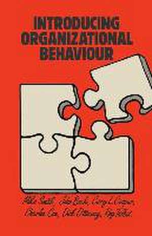 Introducing Organizational Behaviour de Jm Smith