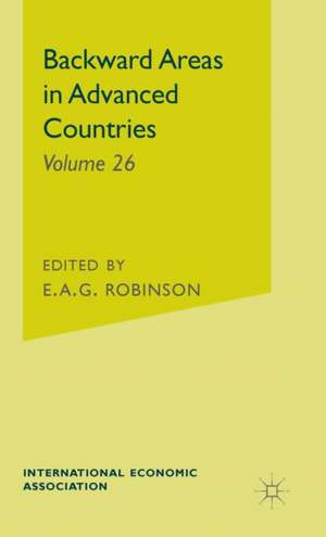 Backward Areas in Advanced Countries de E. Robinson