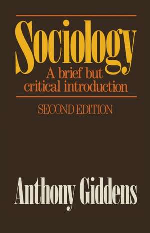 Sociology de Anthony Giddens