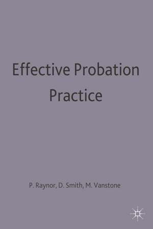 Effective Probation Practice de Peter Raynor