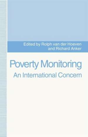 Poverty Monitoring: An International Concern de Rolph Hoeven