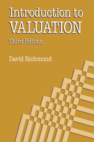 Introduction to Valuation de David Richmond