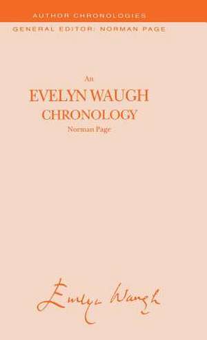 An Evelyn Waugh Chronology de N. Page