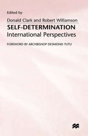 Self-Determination: International Perspectives de Donald Clark