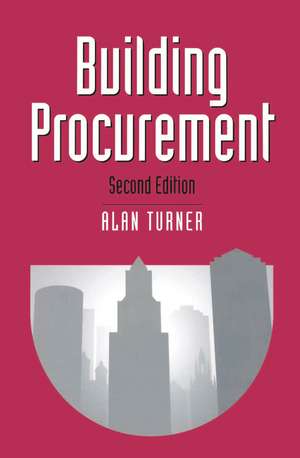 Building Procurement de Alan Turner