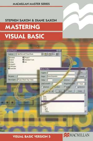 Mastering Visual Basic de Diane Saxon