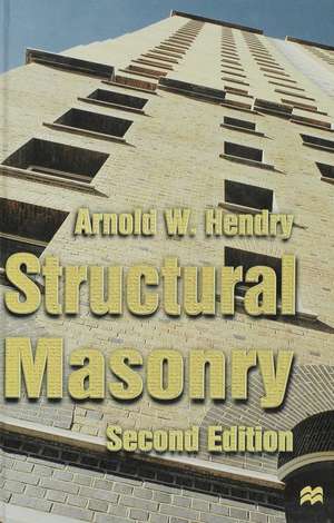 Structural Masonry de Arnold W. Hendry