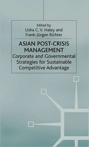 Asian Post-crisis Management: Corporate and Governmental Strategies for Sustainable Competitive Advantage de U. Haley