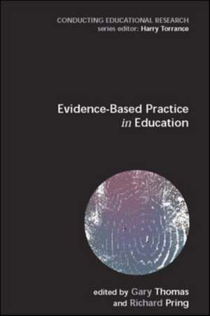 Evidence-based Practice in Education de Richard Pring