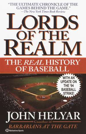 The Lords of the Realm de John Helyar