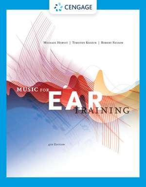 Music for Ear Training (with Mindtap Printed Access Card) de Michael Horvit