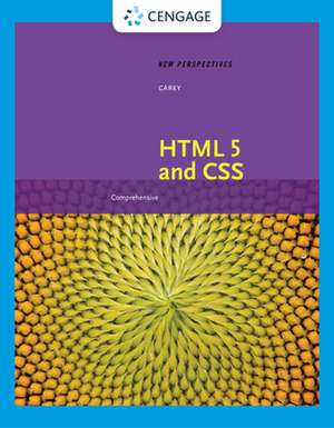 New Perspectives on HTML 5 and Css: Comprehensive de Patrick Carey