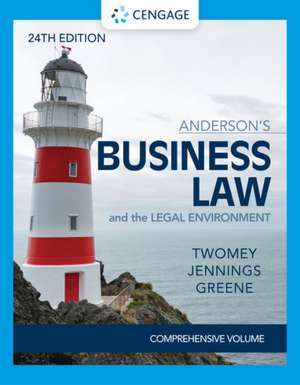 Anderson's Business Law & the Legal Environment - Comprehensive Edition de David P Twomey