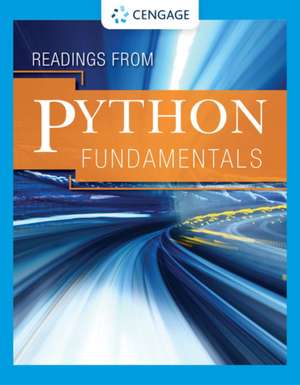 Cengage, C: Readings from Python Fundamentals
