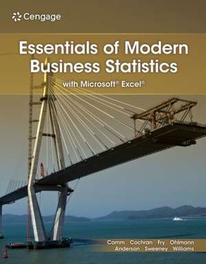 Essentials of Modern Business Statistics with Microsoft Excel de Jeffrey Camm