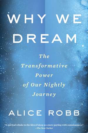 Why We Dream: The Transformative Power of Our Nightly Journey de Alice Robb