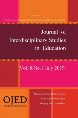 Journal of Interdisciplinary Studies in Education, 2019 Vol 8(1) de Jise Editors