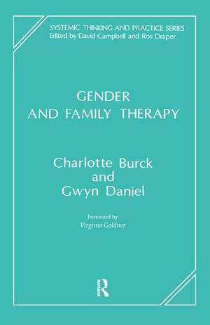 Gender and Family Therapy de Charlotte Burck