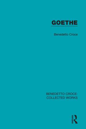 Goethe de Benedetto Croce