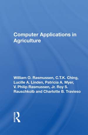 Computer Applications In Agriculture de William Otto Rasmussen