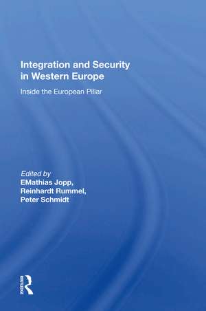 Integration And Security In Western Europe: Inside The European Pillar de Mathias Jopp