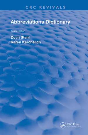 Abbreviations Dictionary de Dean A. Stahl