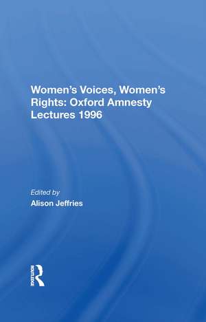 Women's Voices, Women's Rights de Alison Jeffries