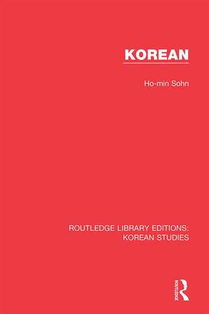 Korean de Ho-Min Sohn