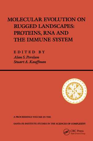 Molecular Evolution on Rugged Landscapes: Protein, RNA, and the Immune System (Volume IX) de Alan S. Perelson