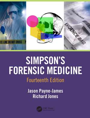 Simpson's Forensic Medicine, 14th Edition de Jason Payne-James