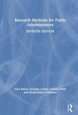 Research Methods for Public Administrators de Gary Rassel