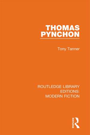 Thomas Pynchon de Tony Tanner