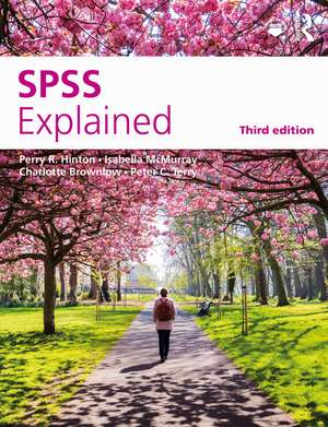 SPSS Explained de Perry R. Hinton