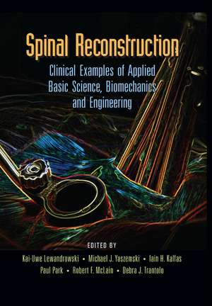 Spinal Reconstruction: Clinical Examples of Applied Basic Science, Biomechanics and Engineering de Kai-Uwe Lewandrowski