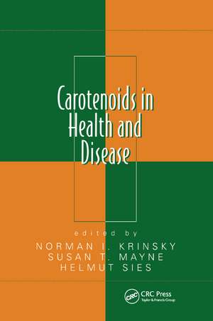 Carotenoids in Health and Disease de Norman I. Krinsky