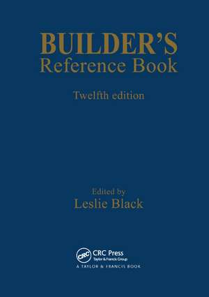 Builder's Reference Book de Leslie Black