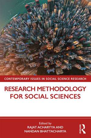 Research Methodology for Social Sciences de Rajat Acharyya