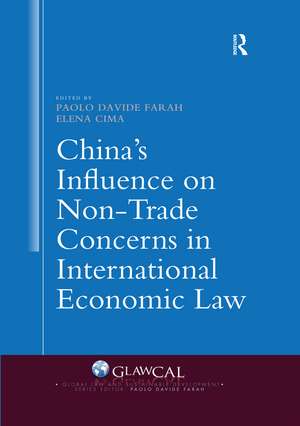 China's Influence on Non-Trade Concerns in International Economic Law de Paolo Farah