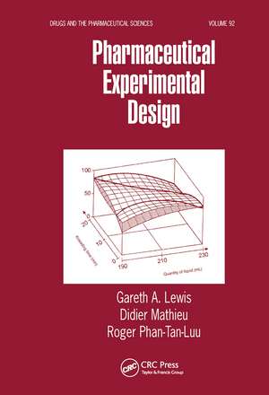 Pharmaceutical Experimental Design de Gareth A. Lewis