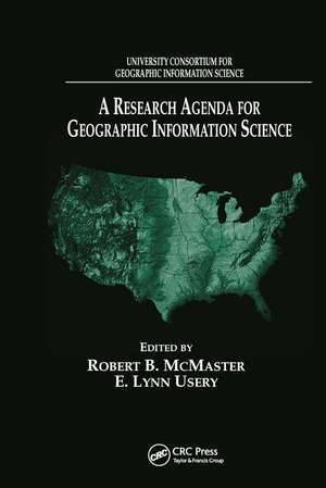 A Research Agenda for Geographic Information Science de Robert B. McMaster