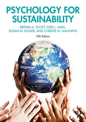 Psychology for Sustainability de Britain A. Scott