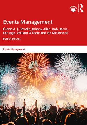 Events Management de Glenn A. J. Bowdin