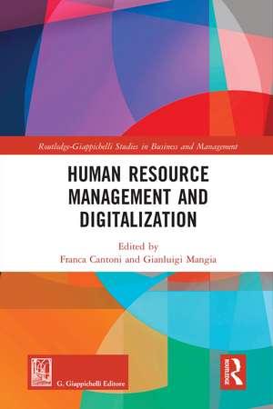 Human Resource Management and Digitalization de Franca Cantoni