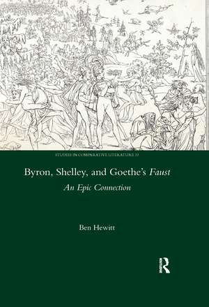 Byron, Shelley and Goethe's Faust: An Epic Connection de Ben Hewitt