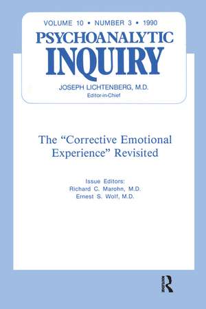 The Corrective Emotional Experience Revisited: Psychoanalytic Inquiry, 10.3 de Richard C. Marohn