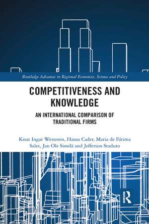 Competitiveness and Knowledge: An International Comparison of Traditional Firms de Knut Ingar Westeren