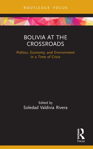 Bolivia at the Crossroads: Politics, Economy, and Environment in a Time of Crisis de Soledad Valdivia Rivera