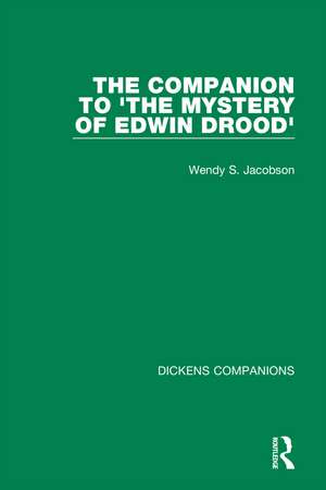 The Companion to 'The Mystery of Edwin Drood' de Wendy S. Jacobson